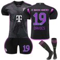 thumbnail image 1 of 23-24 Bayern Munich Away football shirt for children No. 19 Davies 8-9 years, 1 of 5