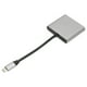 thumbnail image 3 of Hub de interfaz multimedia USB C a HD 3 en 1 4K UHD 3840x2160 30 Hz Interfaz multimedia tipo C a HD 4K USB 3.0 USB C Hub, 3 of 8