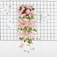 thumbnail image 2 of Wall Decor Living Room,Vines for Room Decor Simulation of Spring Flowers Wall Hanging Living Room Wall Fake Flowers Decorative Indoor Hanging Orchid Vines Hanging Rattan Green Plants Vines, 2 of 6