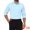 Light Blue, variant on DARING DIVA Men's Point Collar Button Long Sleeve Business Shirts M Black