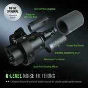 FIFINE K688 USB XLR Studio Microphone for PC Computer Recording, Podcast Dynamic Microphone with Headphone Jack, Mute Button, Gain Control, XLR Cable