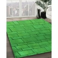 thumbnail image 2 of Ahgly Company Indoor Rectangle Patterned Lime Green Area Rugs, 4' x 6', 2 of 6