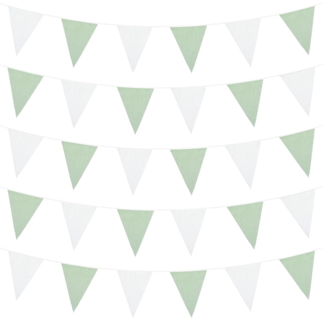 42 banderines triangulares para fiestas, baby shower, decoración bohemia