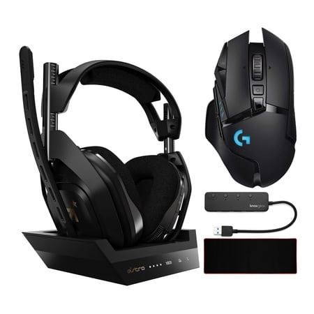 UPC: 0196271177913 | Astro Gaming A50 Wireless Headphones with Base Station Bundle with Gaming Mouse