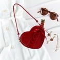 thumbnail image 1 of Satchel de la forma del corazón para mujeres con un bolso de viaje elegante para mujeres para el trabajo de la fiesta de compras, 1 of 8
