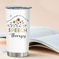 thumbnail image 2 of Speech Therapy Gifts Tumbler 20oz SLP Gifts for Speech Therapists Appreciation Ideas for Women Unique Speech Language Pathologist Gifts Stylish and Functional, 2 of 6