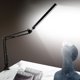 thumbnail image 4 of Kuymtek Luz de escritorio de estudio de lectura de protección ocular de brazo largo plegable LED (12W negro), 4 of 9