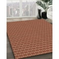 thumbnail image 3 of Ahgly Company Tapis d'Intérieur Lavables en Machine, Rectangle Rouge Transitionnel, 5' x 7', 3 of 7