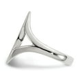 thumbnail image 3 of 14K White Gold Ring Band Signet 17.0x9.0mm Closed Back, Size 9, 3 of 5