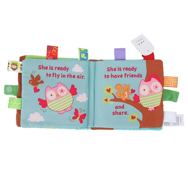Libros De Tela Para Bebé – Set De 2 Juguetes Sensoriales Con Animales (Conejo Y Elefante) – Texturas, Etiquetas Y Sonido Crujiente – Ideal Para Agarre Y Desarrollo Cognitivo