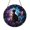 Acrylic 3.5 Inch, variant on Celestial Style Cat Stained Glass Window Hanging, Cosmic Art Panel Accent for Mystical Interior Gift