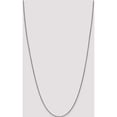 thumbnail image 2 of 14K White Gold Wg 1.7mm D/C Spiga Chain (30 X 1.7) Made In Peru pen128-30, 2 of 5