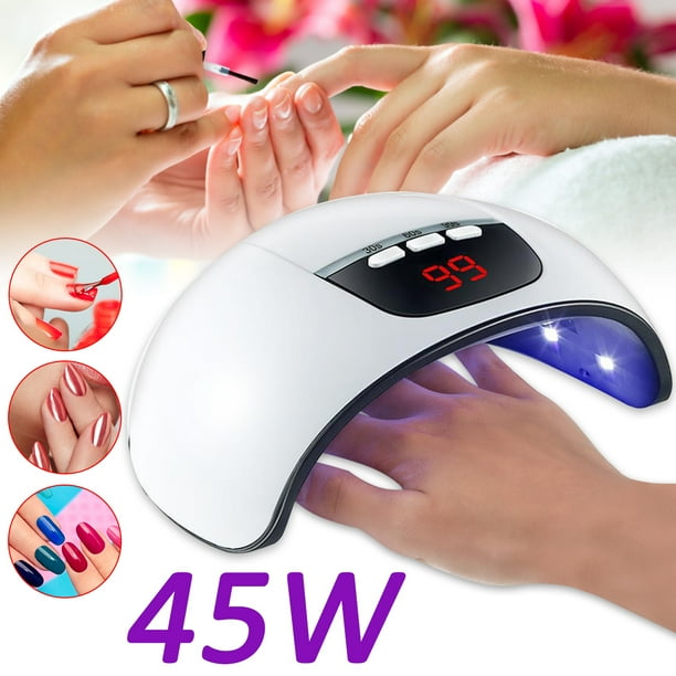 45W LED UV Nail Lamp Light professional Curing Lamps for Fingernail