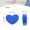 thumbnail image 2 of Amortiguador de Vibración para Raqueta de Tenis Uxcell, Absorbedor de Choque de Silicona Suave para Cuerda de Raqueta de Tenis - Forma de Corazón Azul Marino, 2 of 6