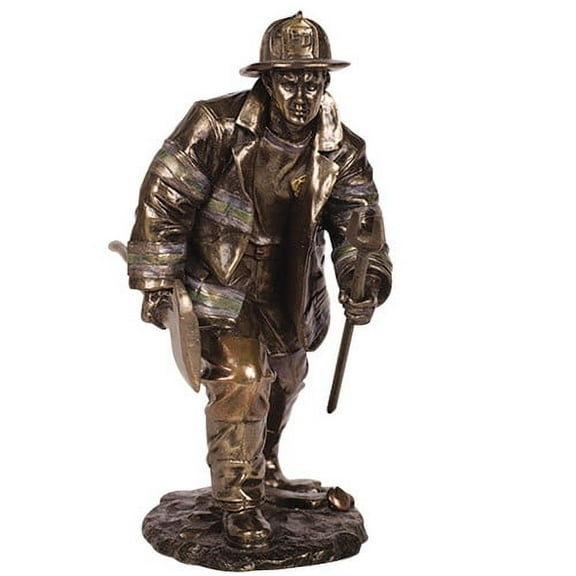 Fireman Fighting Fire Statue