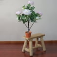 thumbnail image 4 of Northlight 36" Blooming Peony Flower Artificial Potted Plant - Green/Brown, 4 of 4