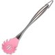 thumbnail image 4 of Juego de utensilios de cocina de silicona con mango de acero inoxidable rosa, 5 uds., batidor de huevos, cuchara, espátula, utensilios de cocina, juego de utensilios de cocina, 4 of 5