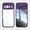 Darkpurple, variant on Dteck for Google Pixel 9 Pro Clear Case, Shockproof Slim Clear Hard PC Back with Soft TPU Bumper Scratch Resistant Protective Transparent Anti-Scratch Phone Case, Black