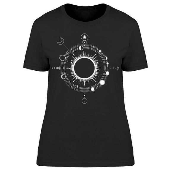 Orbits Of Planets Art T-Shirt Women -Image by Shutterstock, Female Small
