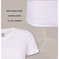 thumbnail image 4 of Buyless Fashion Big Boys Tagless V-Neck Soft Cotton Undershirts Short Sleeves Top (3 Pack) - TW24-BT-11-12, 4 of 7