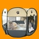 thumbnail image 2 of Portable Folding Pet Tent  Birthing Room Dog House Kennel Houses and Rooms Cats High Quality Durable Pet Playpen Cat ShopWise Round, 2 of 15