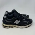 thumbnail image 3 of New Balance 2002R Raincloud Sneakers Mens 9.5 Eclipse Navy Blue Suede Shoes, 3 of 5