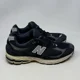 thumbnail image 3 of New Balance 2002R Raincloud Sneakers Mens 9.5 Eclipse Navy Blue Suede Shoes, 3 of 6