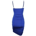 thumbnail image 6 of Sentmoon Strappy Womens Dresses Fall Dresses for Women 2024 Sexy Pleated Short Dresses,Fit & Flare Trendy A-line Dresses Blue S Up to 40% Off, 6 of 9