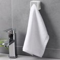 thumbnail image 1 of Estante organizador de toallas de baño y cocina sin perforaciones (gris), 1 of 5