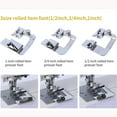 thumbnail image 4 of Under 10 Needle and Thread Kit for Rolled Hem 9PC Machine Low Shank Sewing Foot Pressure Adapter ArtsCrafts & Sewing, 4 of 7