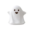 thumbnail image 2 of Mini Ceramic Ghost LED Night Light, Cute Spooky Ghost Figurine Table Lamp, Soft Warm Ambient Light for Bedroom Desk Shelf, Small Halloween Decorative Ornament for Home Office Tiered Tray Party, 2 of 6