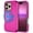 Rose Red/Gray, variant on Petocase For iPhone 16e Case,Compatible with MagSafe,Shockproof 3-Layer Protection Rugged Heavy Duty Cover Case for iPhone 16E 6.1",Purple/Pink