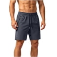 thumbnail image 2 of Aimik Men's Quick Dry Running Shorts Zippered Side Pockets Lightweight Breathable Summer Workout Shorts for Gym Fitness Training, 2 of 6