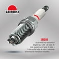 thumbnail image 3 of Bujía DR8EIX Leiruki Punta de Iridio Tecnología Triple Electrodo, 3 of 4