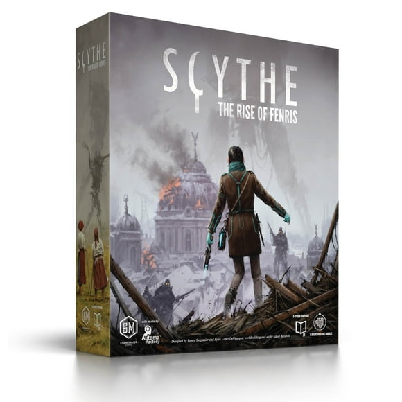 Stonemaier Games: Scythe: The Rise of Fenris | 8 Episode Scythe Campaign | Adds an Additional 11 Modules to Play Through | Add to Scythe (Base Game) | 1-5 Players, 115 Mins, A