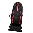 thumbnail image 2 of Mochila para patineta, longboard, bolsa de transporte, multifunción, portátil, con correas ajustables, mochila de viaje, bolsa para patineta para Rojo, 2 of 8