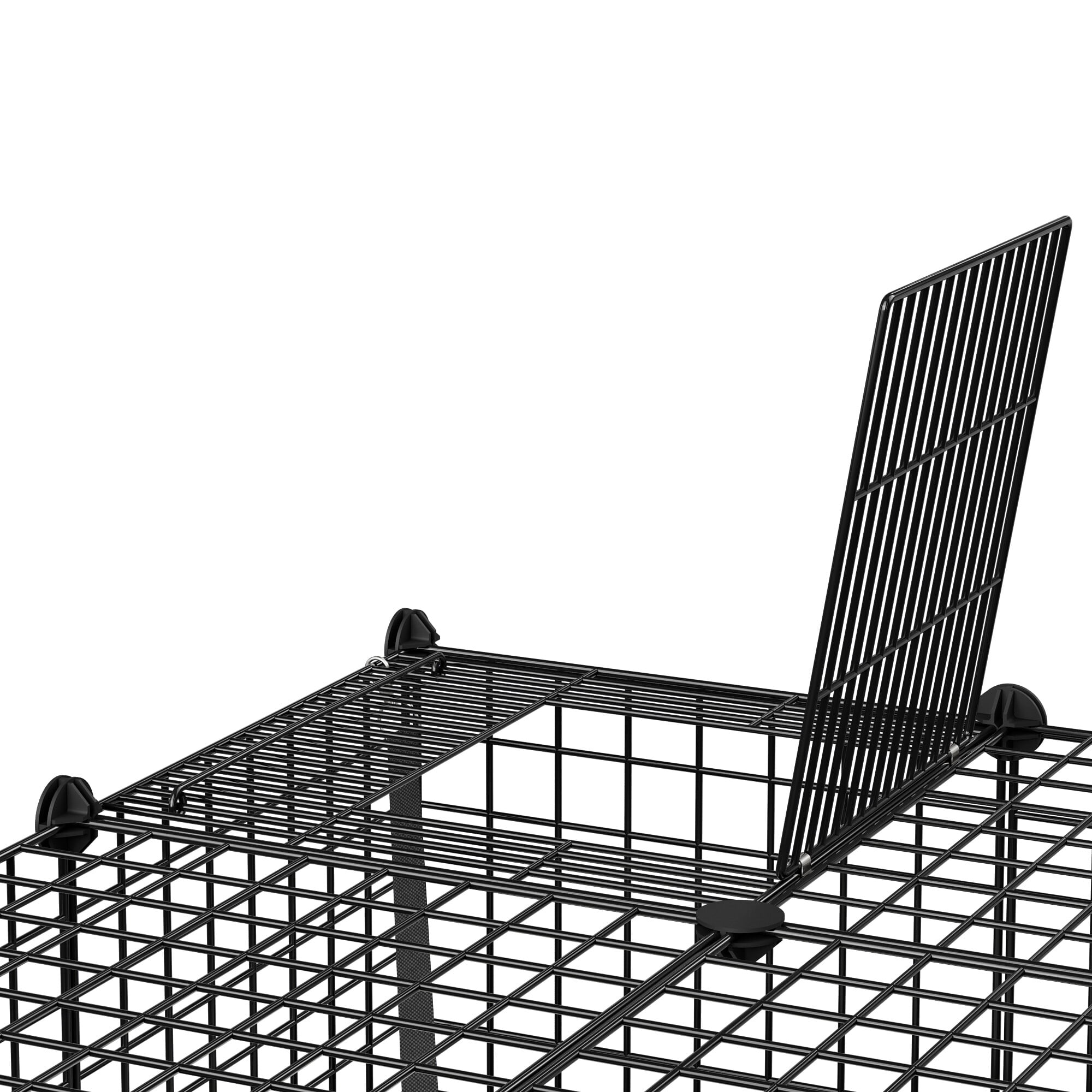 ZENY 4-Tier Indoor Outdoor Pet Enclosure with Hammock Large Metal Wire Playpen Kennel
