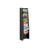 Safco - Literature holder - floor-standing - 10 compartments - black