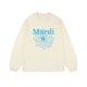 thumbnail image 1 of Sudadera Mardi Coreana para hombre y mujer, sudadera con estampado de margaritas pequeñas, sudadera de algodón suelta con cuello redondo del mismo estilo dorado y plateado, 1 of 2