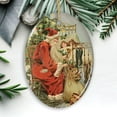 thumbnail image 5 of Father Santa Victorian Style Ceramic Christmas Ornament Bundle, 5 of 7