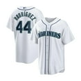 thumbnail image 1 of Mariners Seattle Mariners 24 Griffey Jr. 44 Rodriguez MLB Chandail de Baseball Chandail 44#Rodriguez-White-Hu, 1 of 2