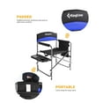 thumbnail image 3 of Chaise de camping KingCamp Heavy Duty Director - Bleu, 3 of 6