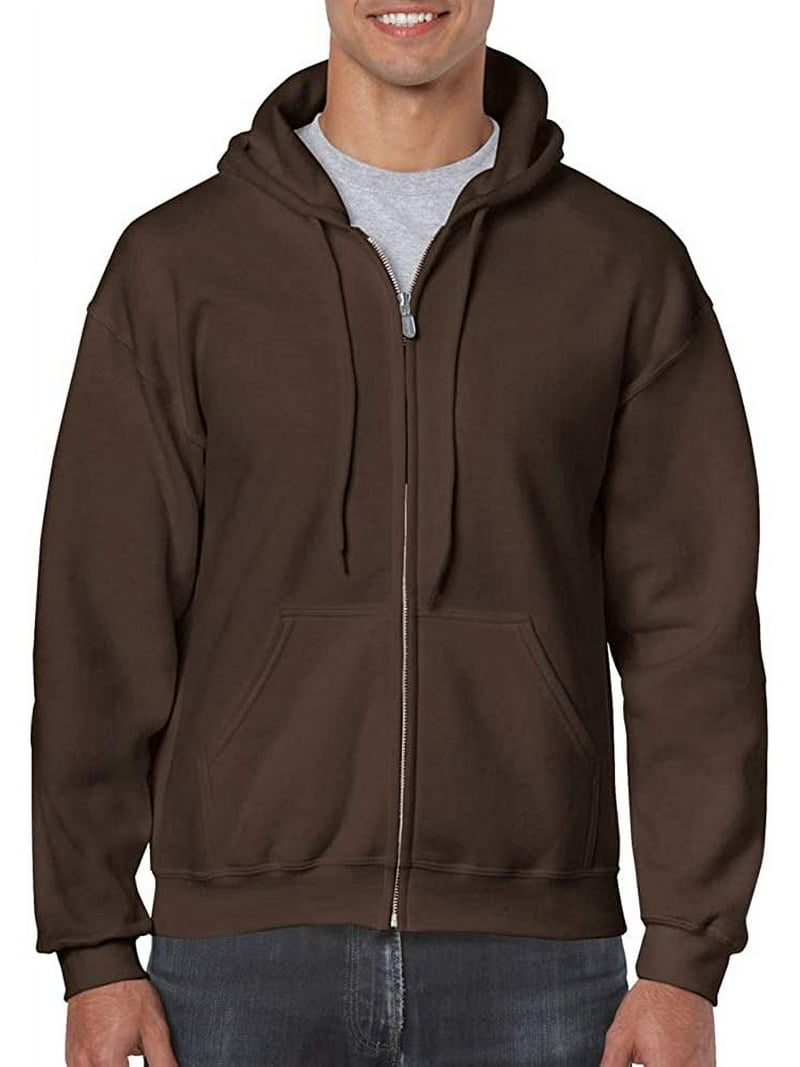 Gildan Mens Heavy Blend Adult Full Zip Hooded Sweatshirt