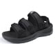 thumbnail image 1 of Sandalias de playa para hombre Suela gruesa Soporte para arco Sandalias de verano Zapatillas (Negro 43), 1 of 9