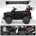 thumbnail image 3 of Ford F150 Raptor 24V Ride on Cars for Kids, Extra large Real 2 Seater Ride on Toys with Remote Control, Bluetooth, LED, Truck Storage, Electric Vehicles Ride on Truck for Boys Girls Gifts, 3 of 8