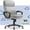 Gray, variant on Serta Comfort Ergo Executive Office Chair, Ergonomic Mid-Back Design with Lumbar Support, Bonded Leather, Cognac