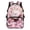 Sakura Cat Print, variant on HUIACONG Pink Axolotl Daisy Print School Backpack for Boys Girls Ages 6-18 Large Capacity Lightweight Water Resistant Bookbag for Elementary Middle High School Daily Use Travel