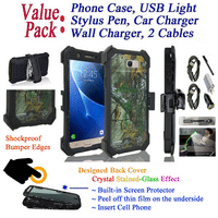 Value Pack + for Samsung J7 2017 Sky Pro PERX J7 V case Crystal Holster Clip Phone Case 360° Armor Screen Cover Protector Shock Bumper Camo
