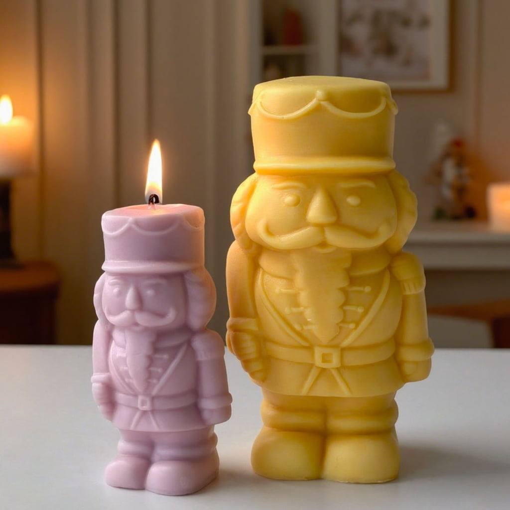 Silicone Moulds 3D Walnuts Soldier Candle Molds Epoxy Resin Molds Plasters Molds
