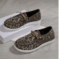 thumbnail image 5 of YOUYEDIAN Loafers for Women Fashion Print Round Toe Casual Slip On Soft Flats Versatile Outdoor Platform Canvas Walking Shoes, 5 of 5